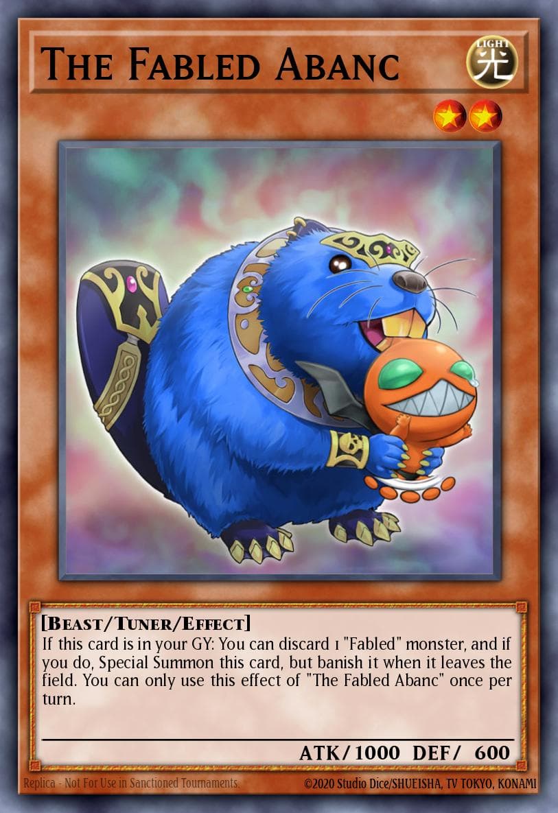 Carte Yu-Gi-Oh! The Fabled Abanc #019 — Blazing Vortex