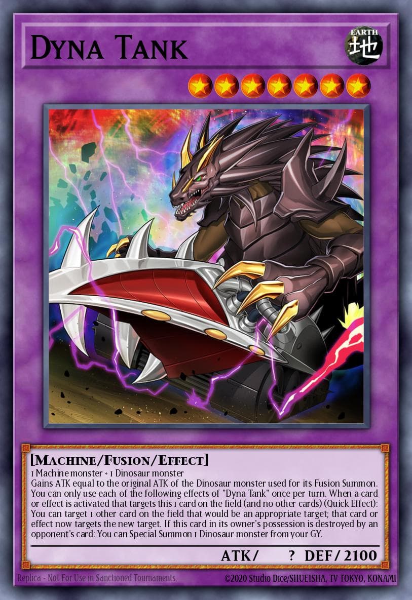 Carte Yu-Gi-Oh! Dyna Tank #018 — Battles of Legend: Crystal Revenge