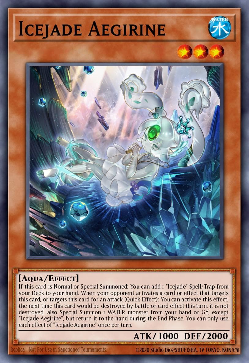 Carte Yu-Gi-Oh! Icejade Aegirine #007 — Battle of Chaos