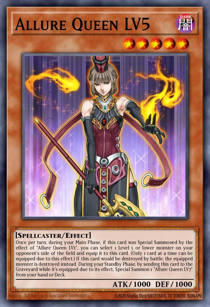 Carte Yu-Gi-Oh! Allure Queen LV5 #007 — Cyberdark Impact