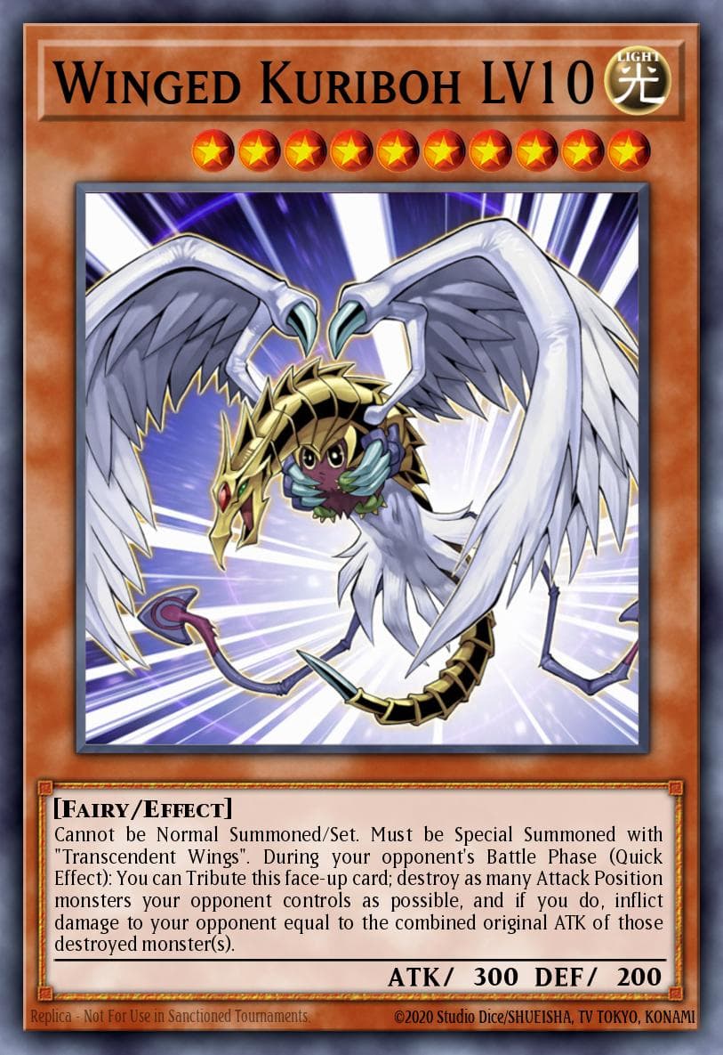 Carte Yu-Gi-Oh! Winged Kuriboh LV10 #023 — Yu-Gi-Oh! Advent Calendar (2019)