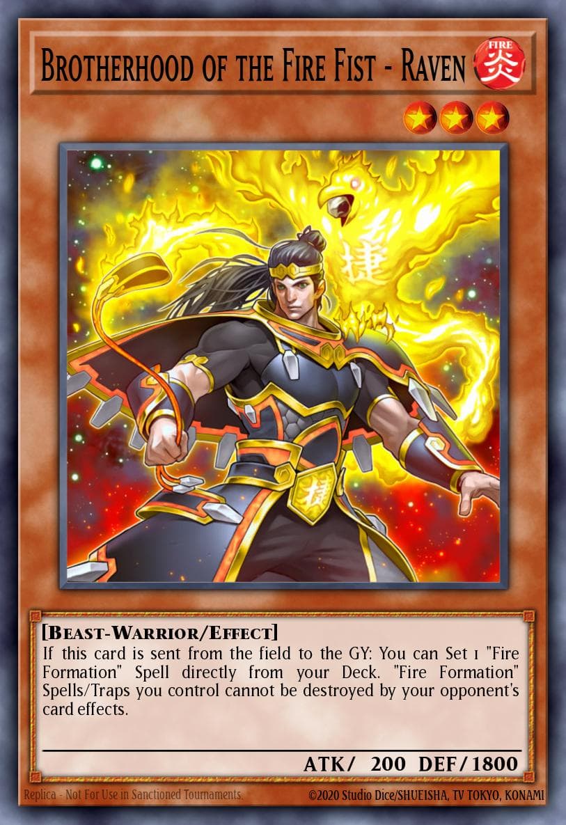 Carte Yu-Gi-Oh! Brotherhood of the Fire Fist - Raven #009 — Astral Pack Two