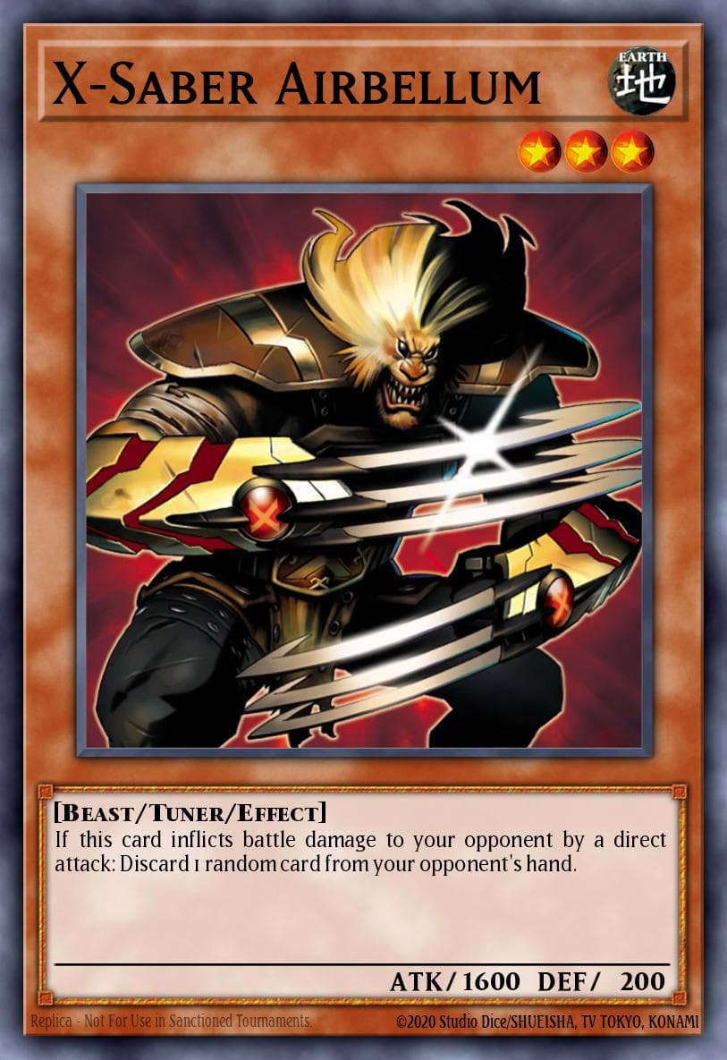 Carte Yu-Gi-Oh! X-Saber Airbellum #019 — Starter Deck: Yu-Gi-Oh! 5D's 2009