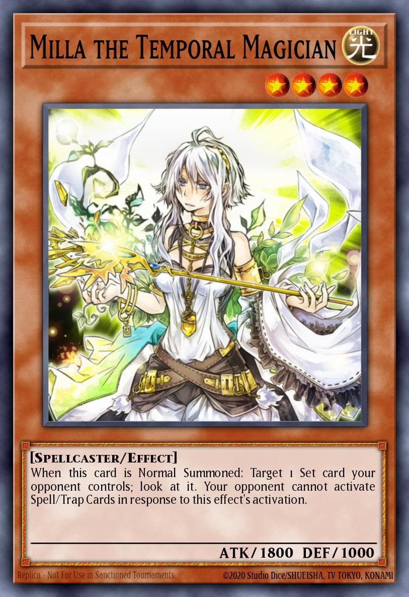 Carte Yu-Gi-Oh! Milla the Temporal Magician #168 — Battle Pack: Epic Dawn