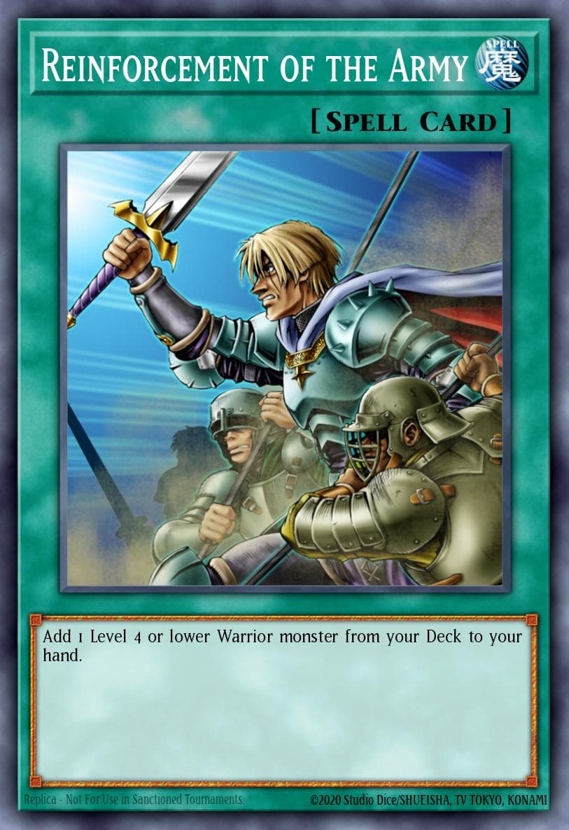 Carte Yu-Gi-Oh! Reinforcement of the Army #022 — Starter Deck: Duelist Toolbox