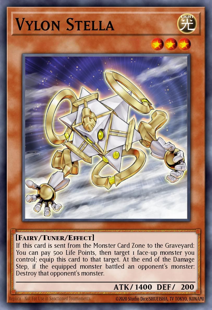 Carte Yu-Gi-Oh! Vylon Stella #107 — Battle Pack 2: War of the Giants
