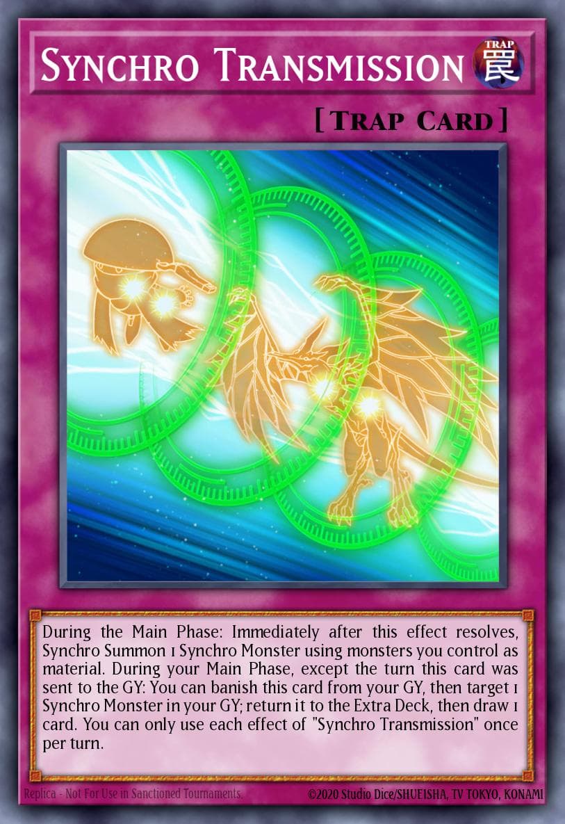 Carte Yu-Gi-Oh! Synchro Transmission #090 — Blazing Vortex