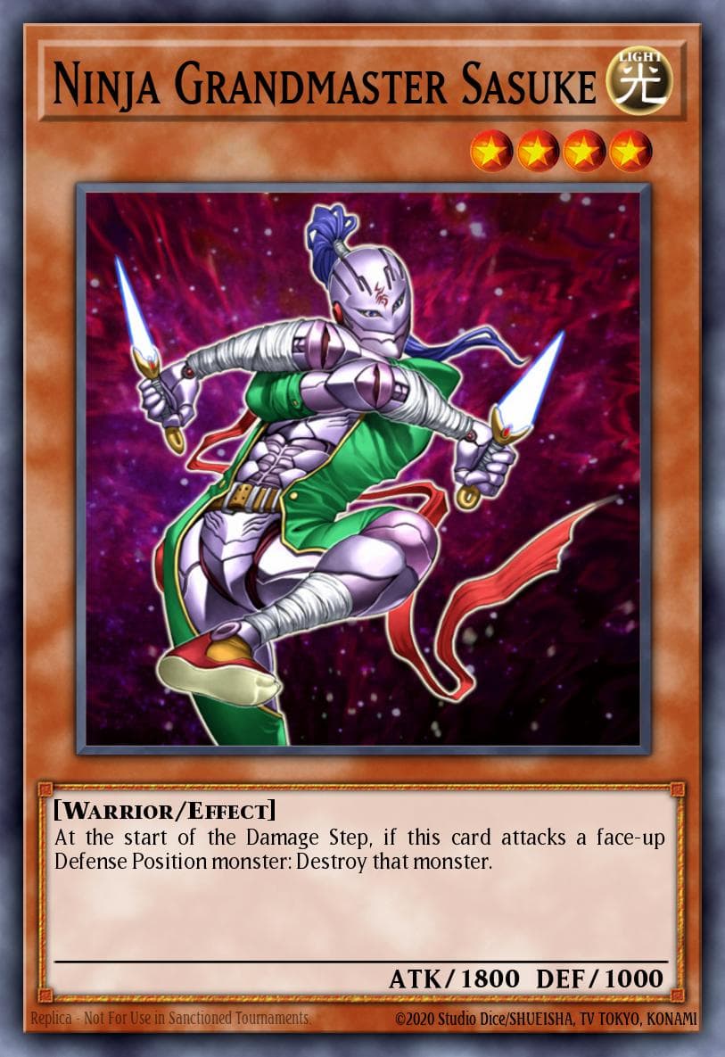 Carte Yu-Gi-Oh! Ninja Grandmaster Sasuke #029 — Battle Pack 2: War of the Giants