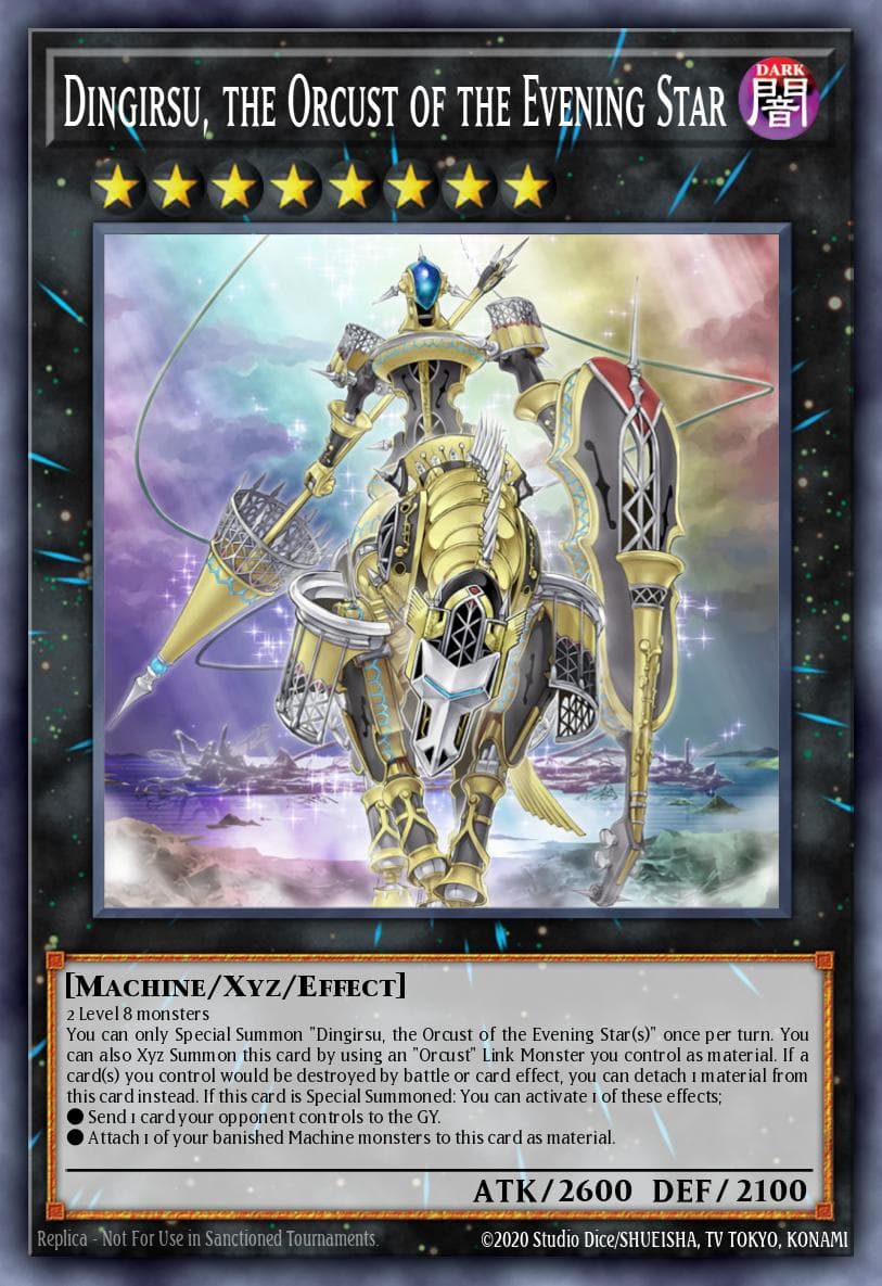Carte Yu-Gi-Oh! Dingirsu, the Orcust of the Evening Star #090 — Battles of Legend: Monster Mayhem