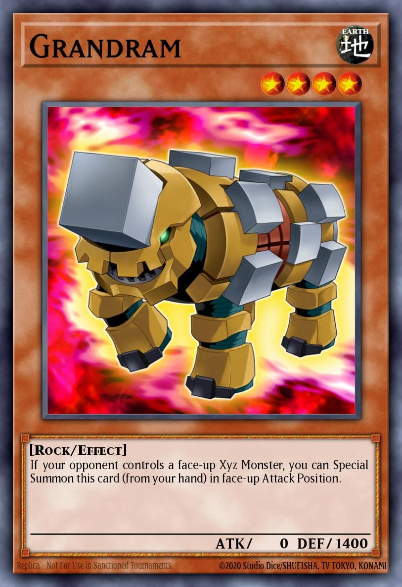 Carte Yu-Gi-Oh! Grandram #005 — Abyss Rising