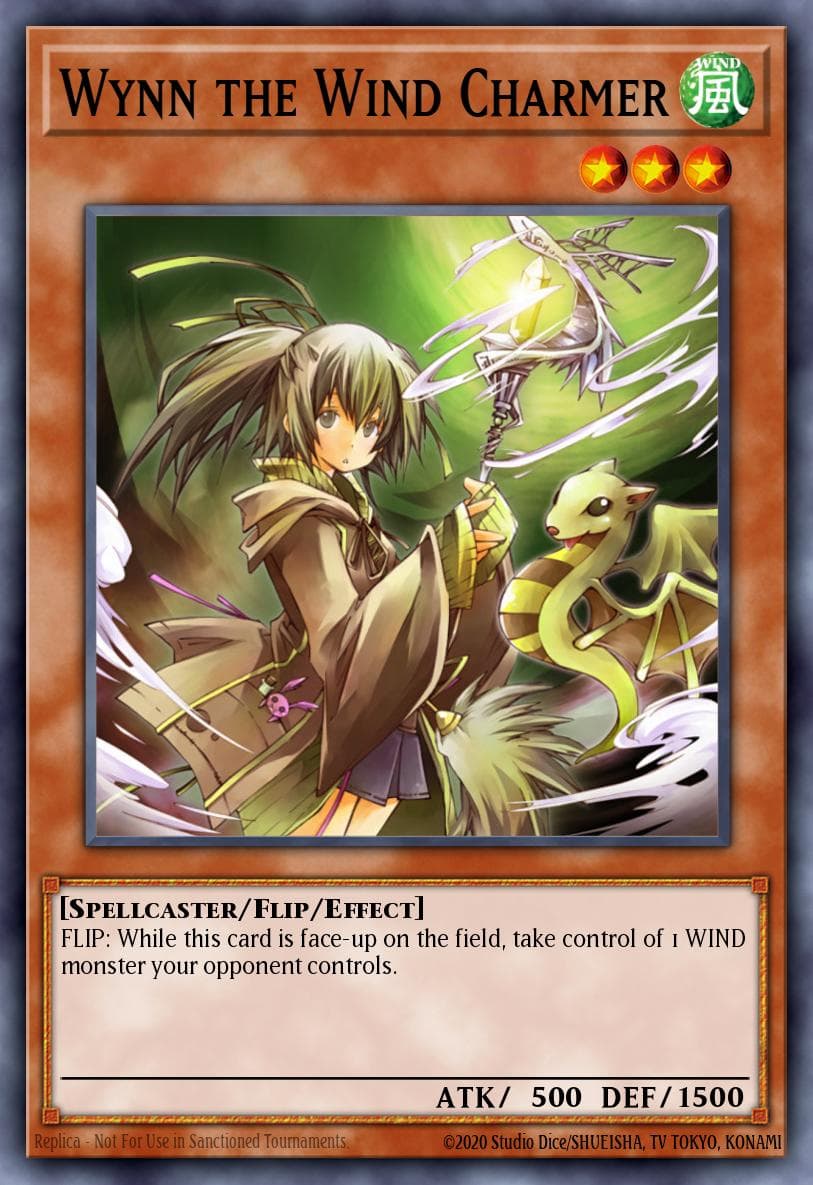 Carte Yu-Gi-Oh! Wynn the Wind Charmer #003 — THE CHRONICLES DECK: Spirit Charmers (All-Foil Edition)
