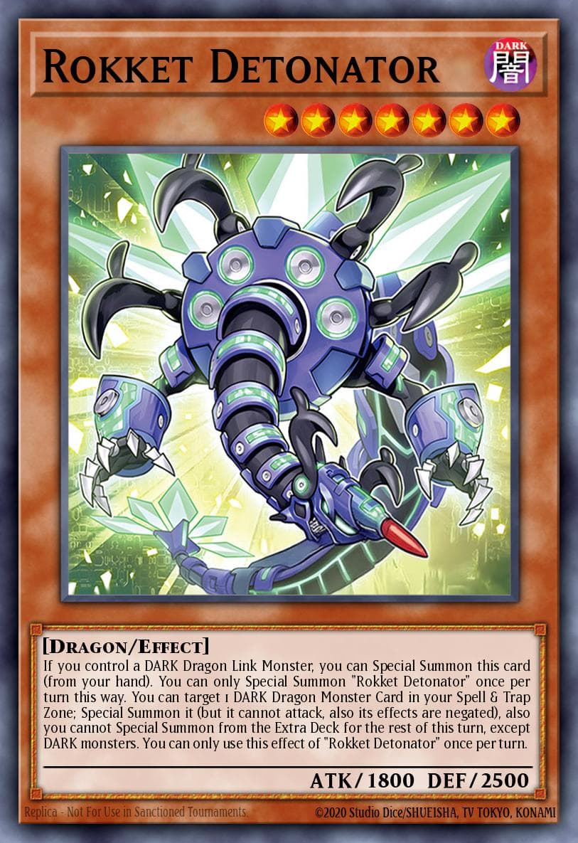 Carte Yu-Gi-Oh! Rokket Detonator #003 — Burst Protocol