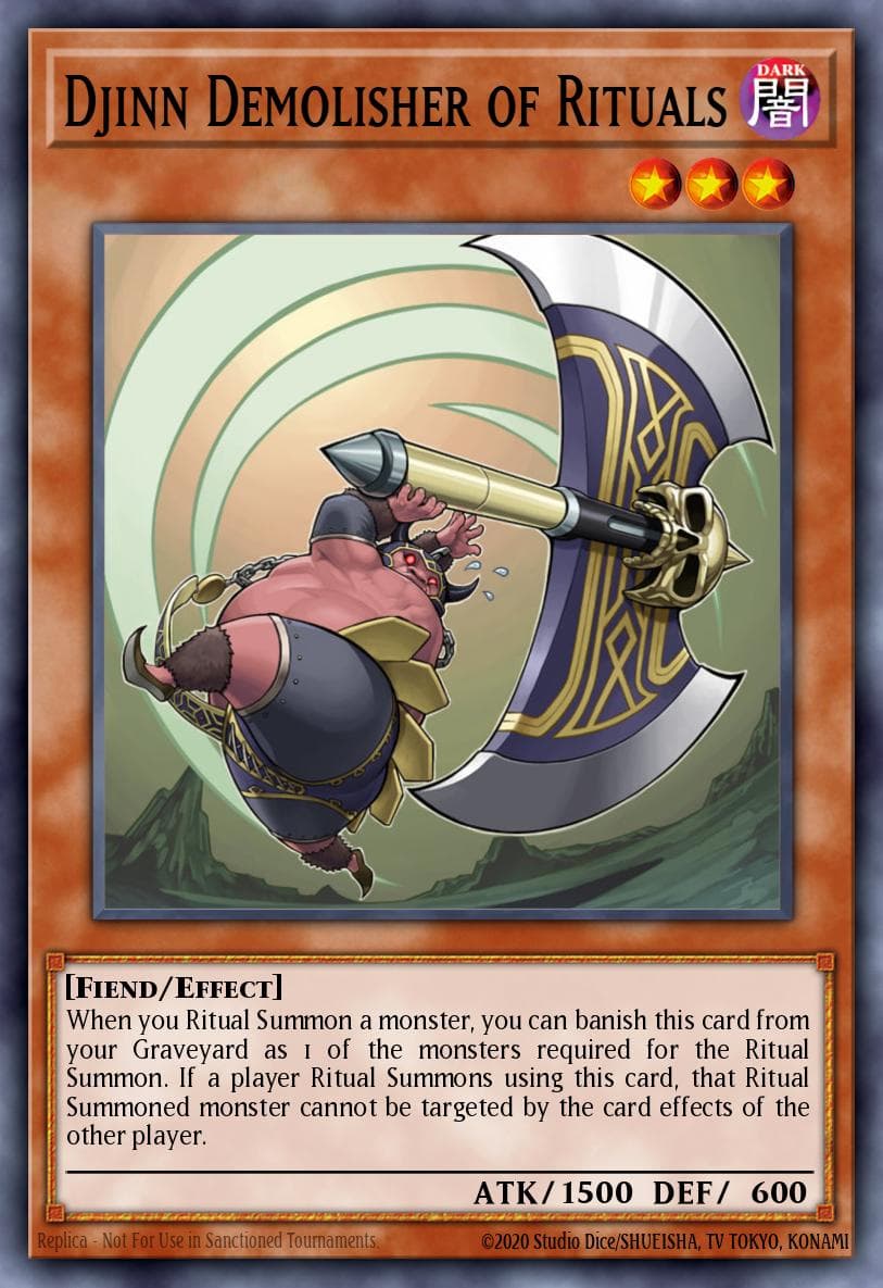 Carte Yu-Gi-Oh! Djinn Demolisher of Rituals #006 — Astral Pack Seven