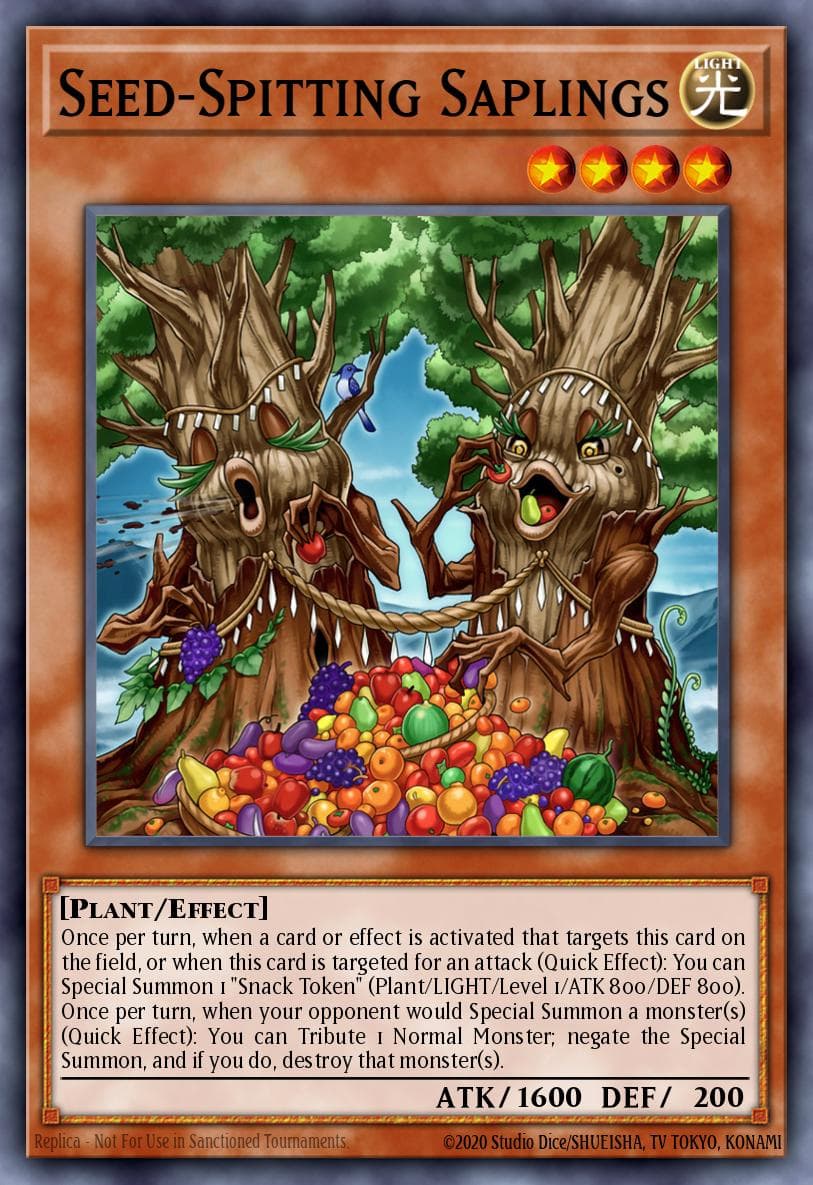 Carte Yu-Gi-Oh! Seed-Spitting Saplings #022 — Age of Overlord