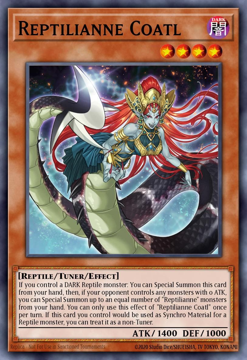 Carte Yu-Gi-Oh! Reptilianne Coatl #020 — Burst of Destiny