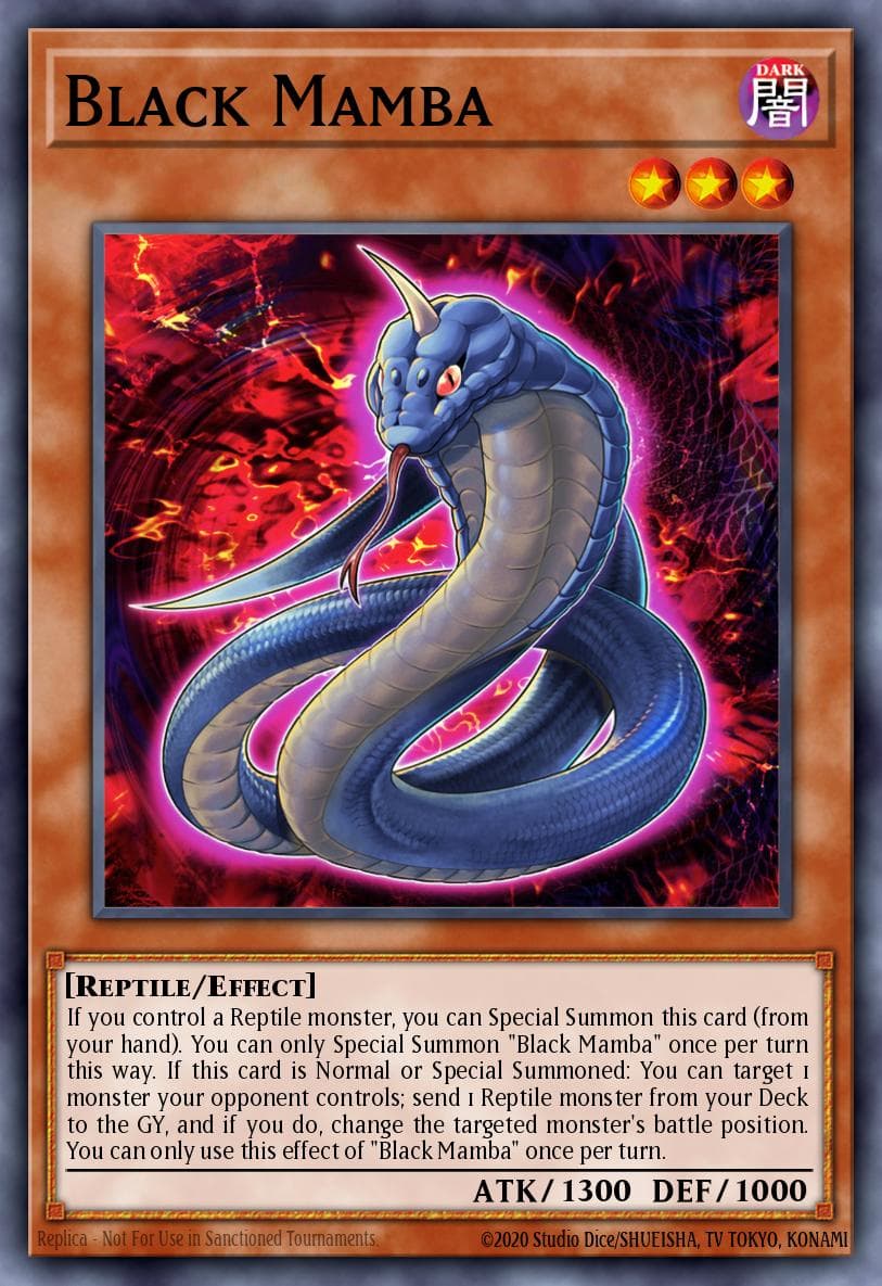 Carte Yu-Gi-Oh! Black Mamba #019 — Battles of Legend: Monstrous Revenge