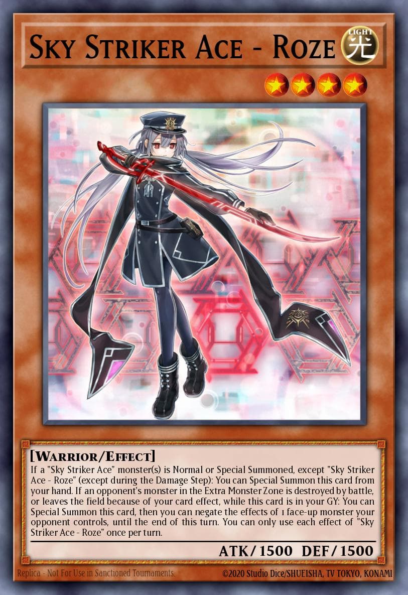 Carte Yu-Gi-Oh! Sky Striker Ace - Roze #117 — Battles of Legend: Terminal Revenge