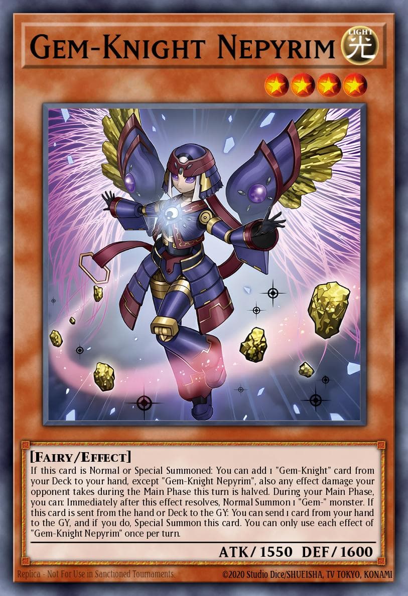 Carte Yu-Gi-Oh! Gem-Knight Nepyrim #021 — Battles of Legend: Monster Mayhem
