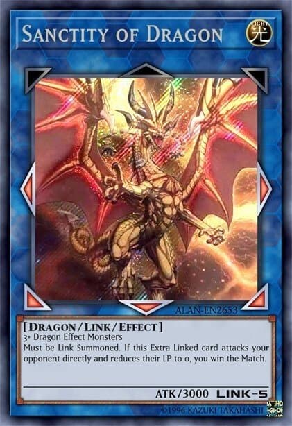 Carte Yu-Gi-Oh! Sanctity of Dragon #001 — Yu-Gi-Oh! World Championship 2017 prize cards