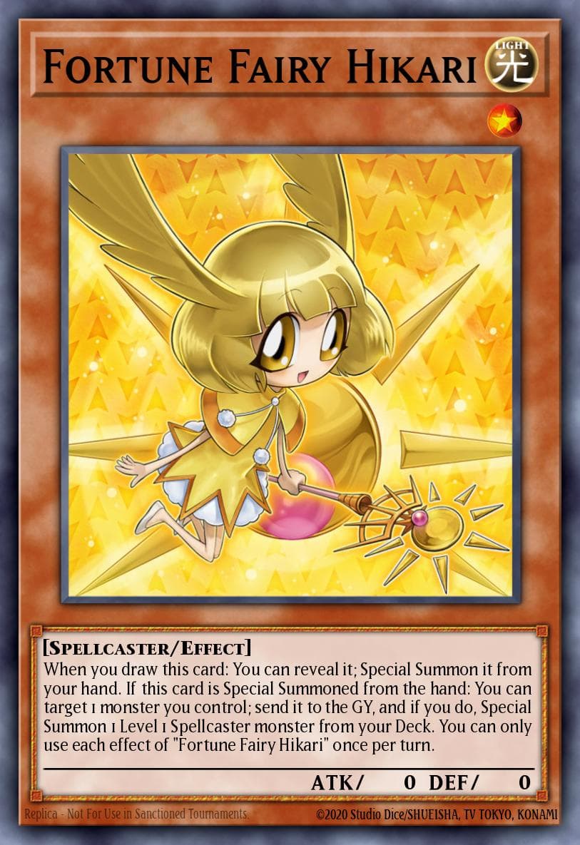 Carte Yu-Gi-Oh! Fortune Fairy Hikari #014 — Battles of Legend: Hero's Revenge