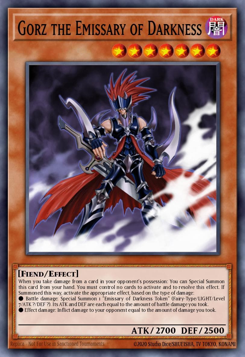 Carte Yu-Gi-Oh! Gorz the Emissary of Darkness #014 — Battle Pack: Epic Dawn