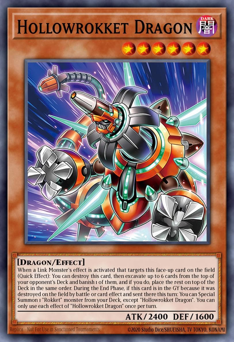 Carte Yu-Gi-Oh! Hollowrokket Dragon #002 — Burst Protocol