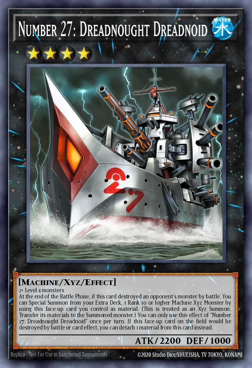 Carte Yu-Gi-Oh! Number 27: Dreadnought Dreadnoid #030 — Battles of Legend: Relentless Revenge