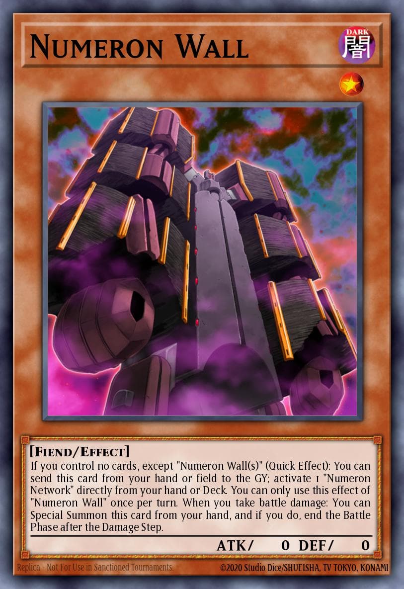 Carte Yu-Gi-Oh! Numeron Wall #020 — Battles of Legend: Armageddon