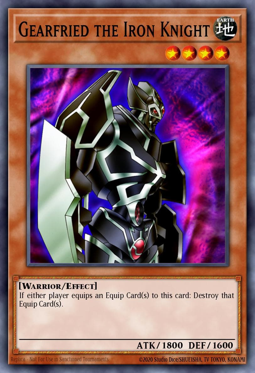 Carte Yu-Gi-Oh! Gearfried the Iron Knight #004 — Battles of Legend: Monster Mayhem