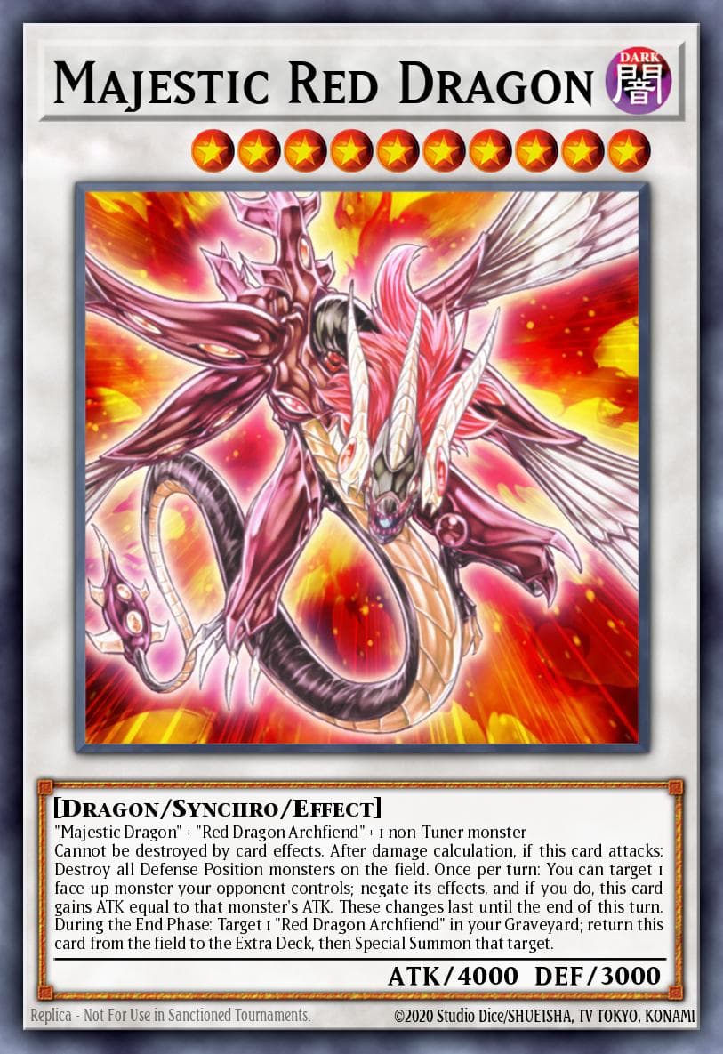 Carte Yu-Gi-Oh! Majestic Red Dragon #040 — Absolute Powerforce