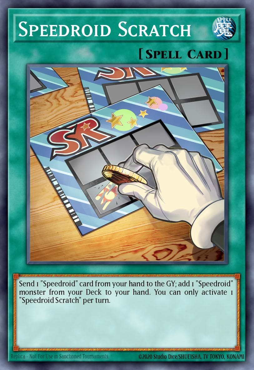 Carte Yu-Gi-Oh! Speedroid Scratch #035 — Brothers of Legend