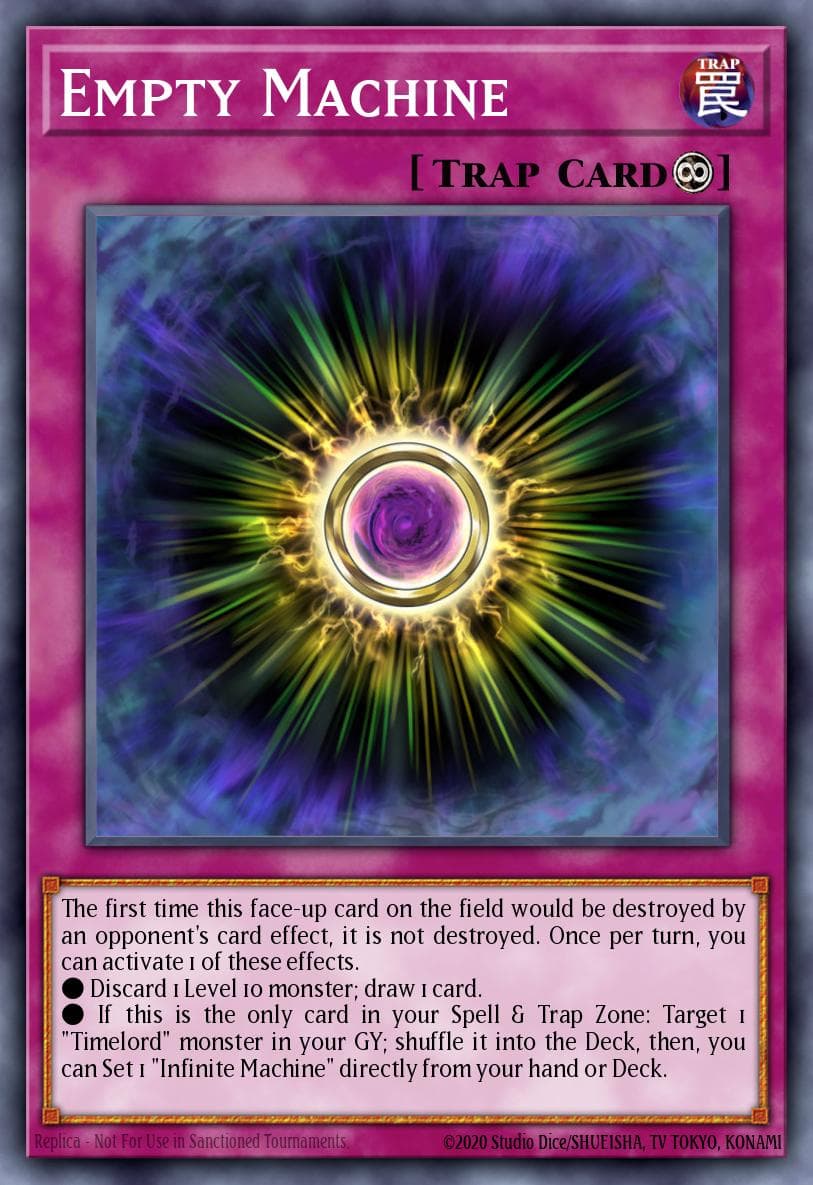 Carte Yu-Gi-Oh! Empty Machine #027 — Battles of Legend: Relentless Revenge