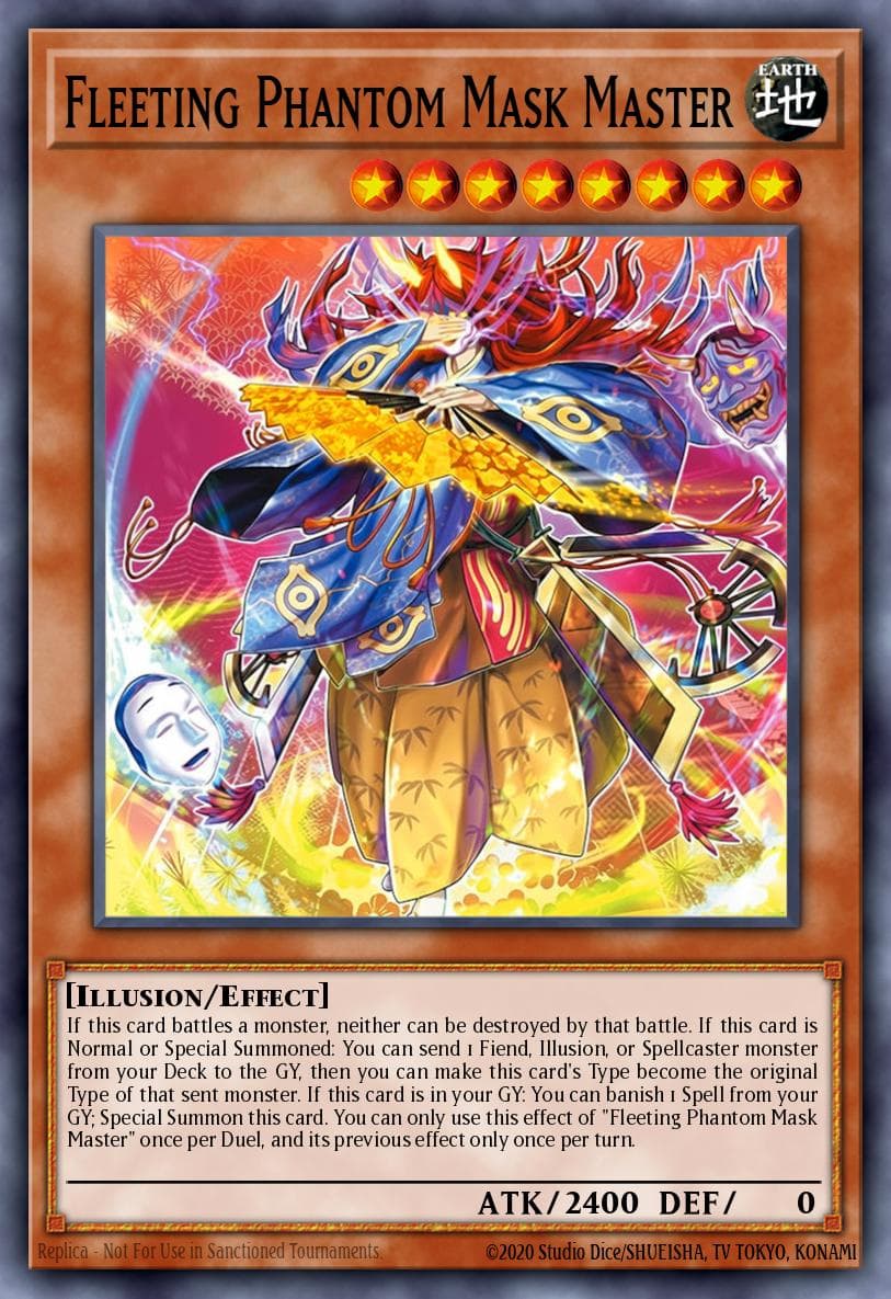 Carte Yu-Gi-Oh! Fleeting Phantom Mask Master #023 — Blazing Dominion
