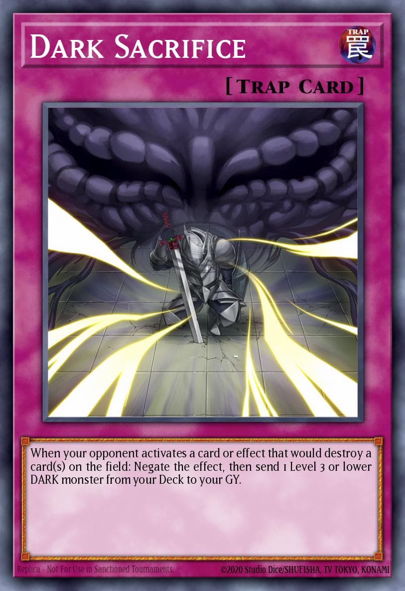 Carte Yu-Gi-Oh! Dark Sacrifice #056 — Battles of Legend: Hero's Revenge