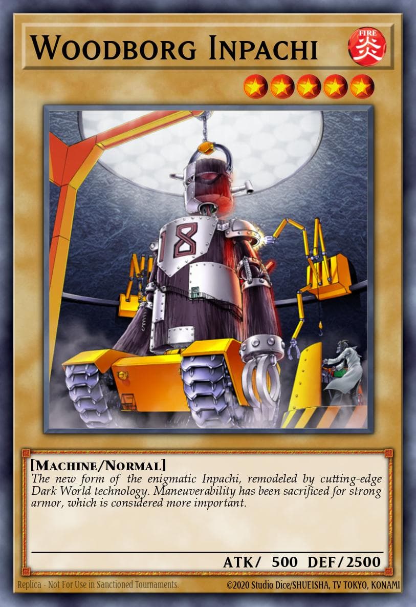 Carte Yu-Gi-Oh! Woodborg Inpachi #006 — Starter Deck: Yu-Gi-Oh! 5D's