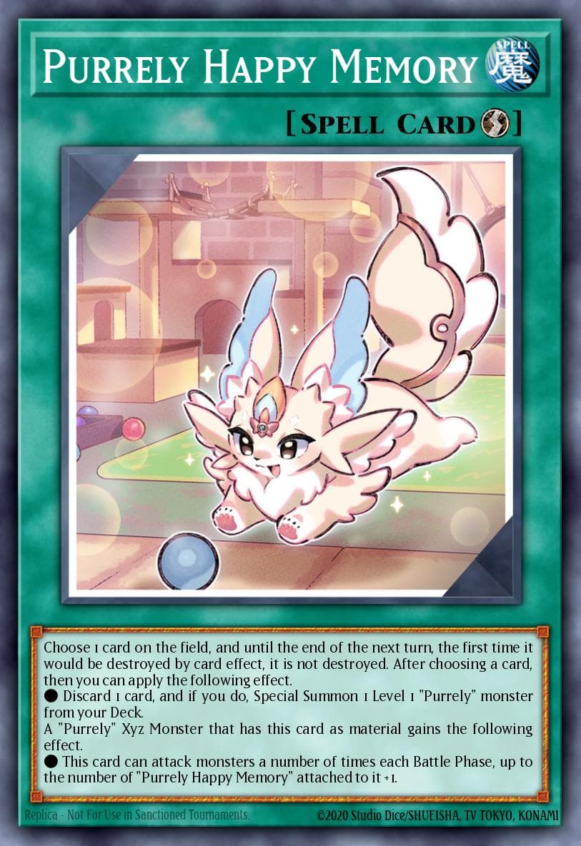 Carte Yu-Gi-Oh! Purrely Happy Memory #021 — Amazing Defenders