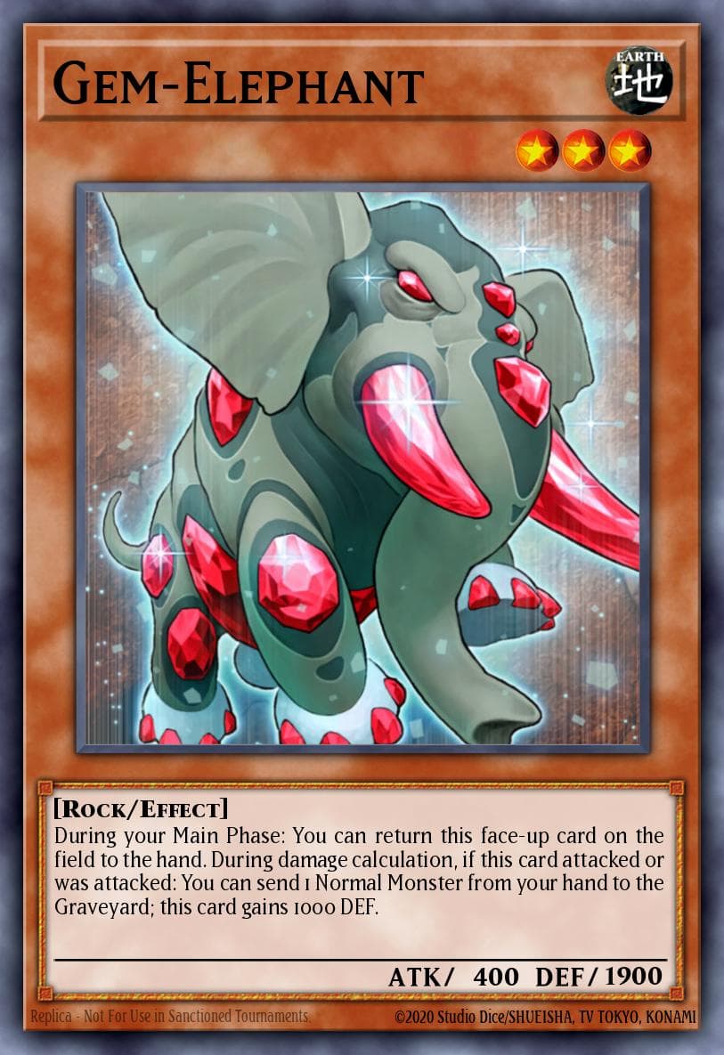 Carte Yu-Gi-Oh! Gem-Elephant #112 — Battles of Legend: Monster Mayhem