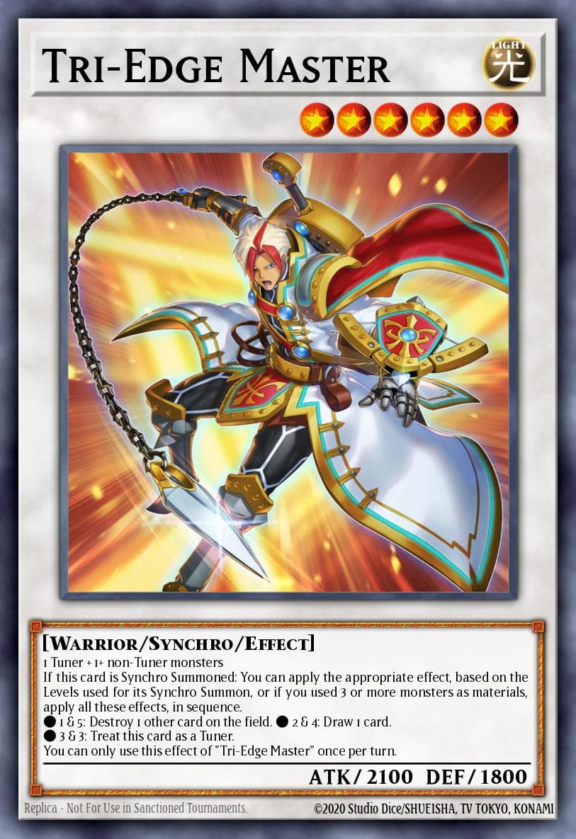 Carte Yu-Gi-Oh! Tri-Edge Master #008 — Battles of Legend: Monstrous Revenge