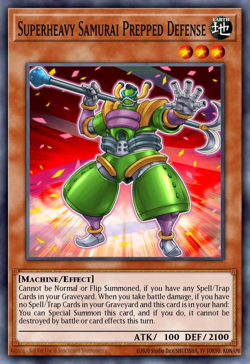 Carte Yu-Gi-Oh! Superheavy Samurai Prepped Defense #009 — Breakers of Shadow