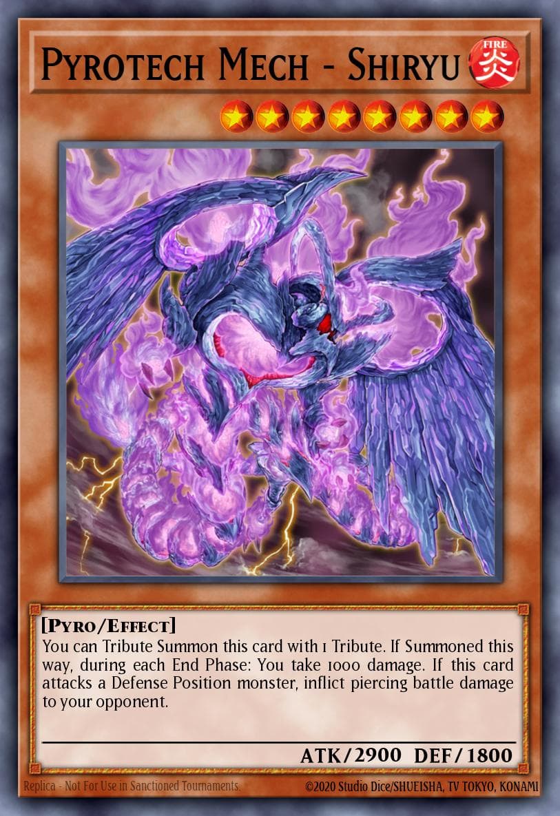 Carte Yu-Gi-Oh! Pyrotech Mech - Shiryu #122 — Battle Pack 2: War of the Giants