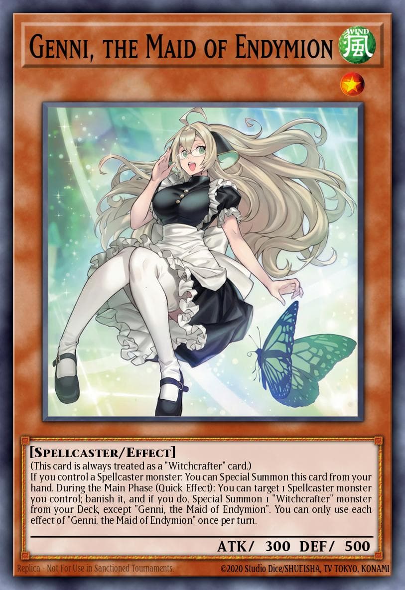 Carte Yu-Gi-Oh! Genni, the Maid of Endymion #042 — Battles of Legend: Glorious Gallery
