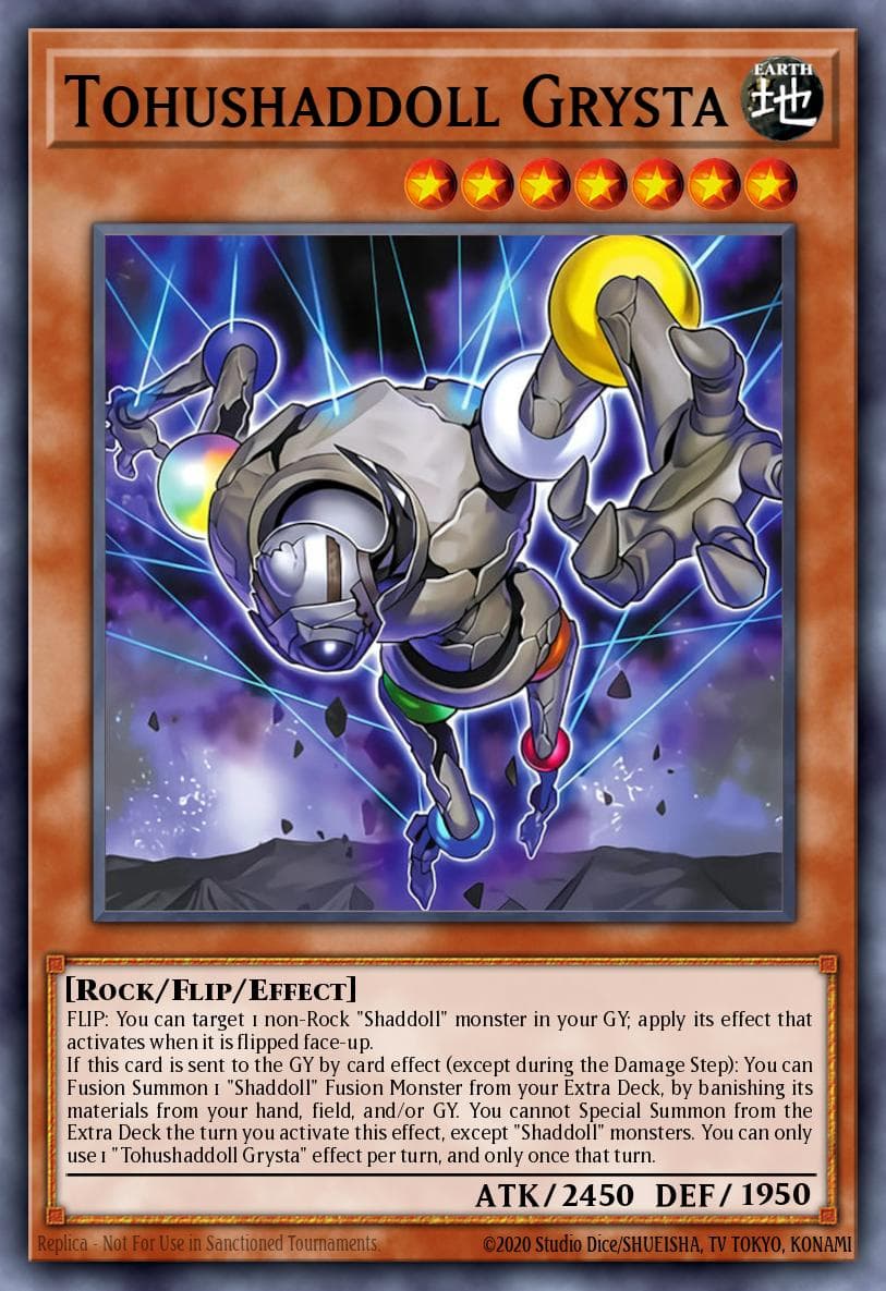 Carte Yu-Gi-Oh! Tohushaddoll Grysta #021 — Battles of Legend: Glorious Gallery