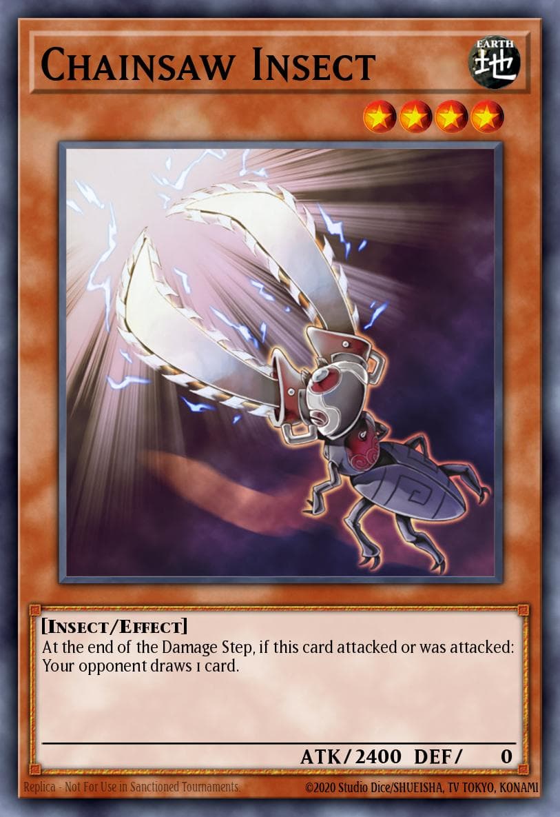 Carte Yu-Gi-Oh! Chainsaw Insect #142 — Battle Pack: Epic Dawn
