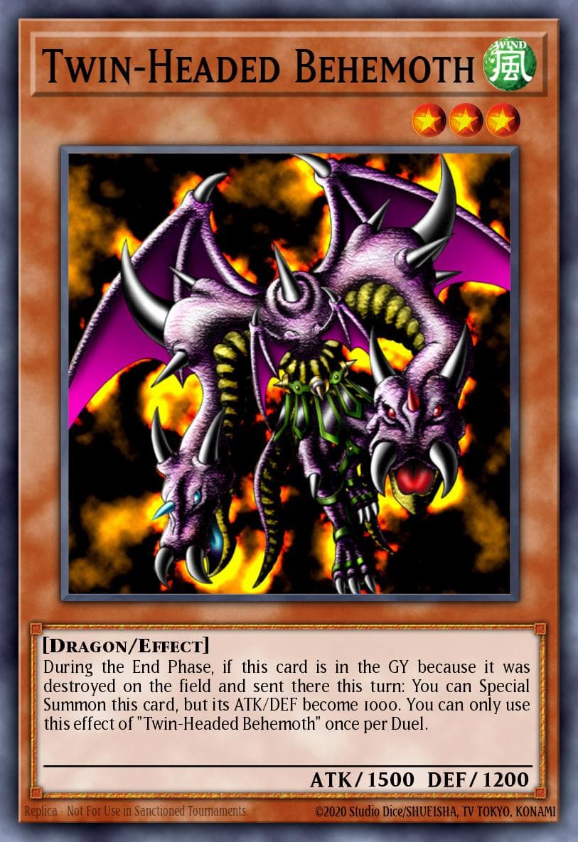 Carte Yu-Gi-Oh! Twin-Headed Behemoth #017 — Battle Pack 2: War of the Giants