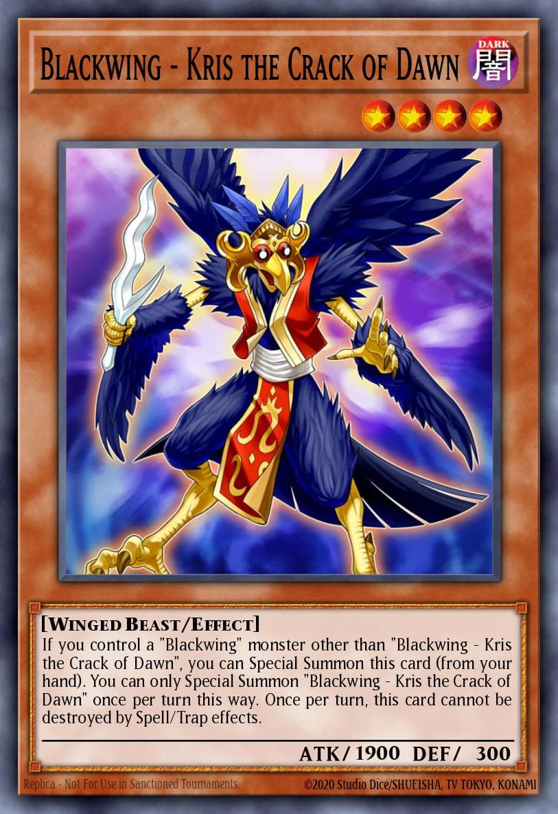Carte Yu-Gi-Oh! Blackwing - Kris the Crack of Dawn #143 — Battles of Legend: Chapter 1