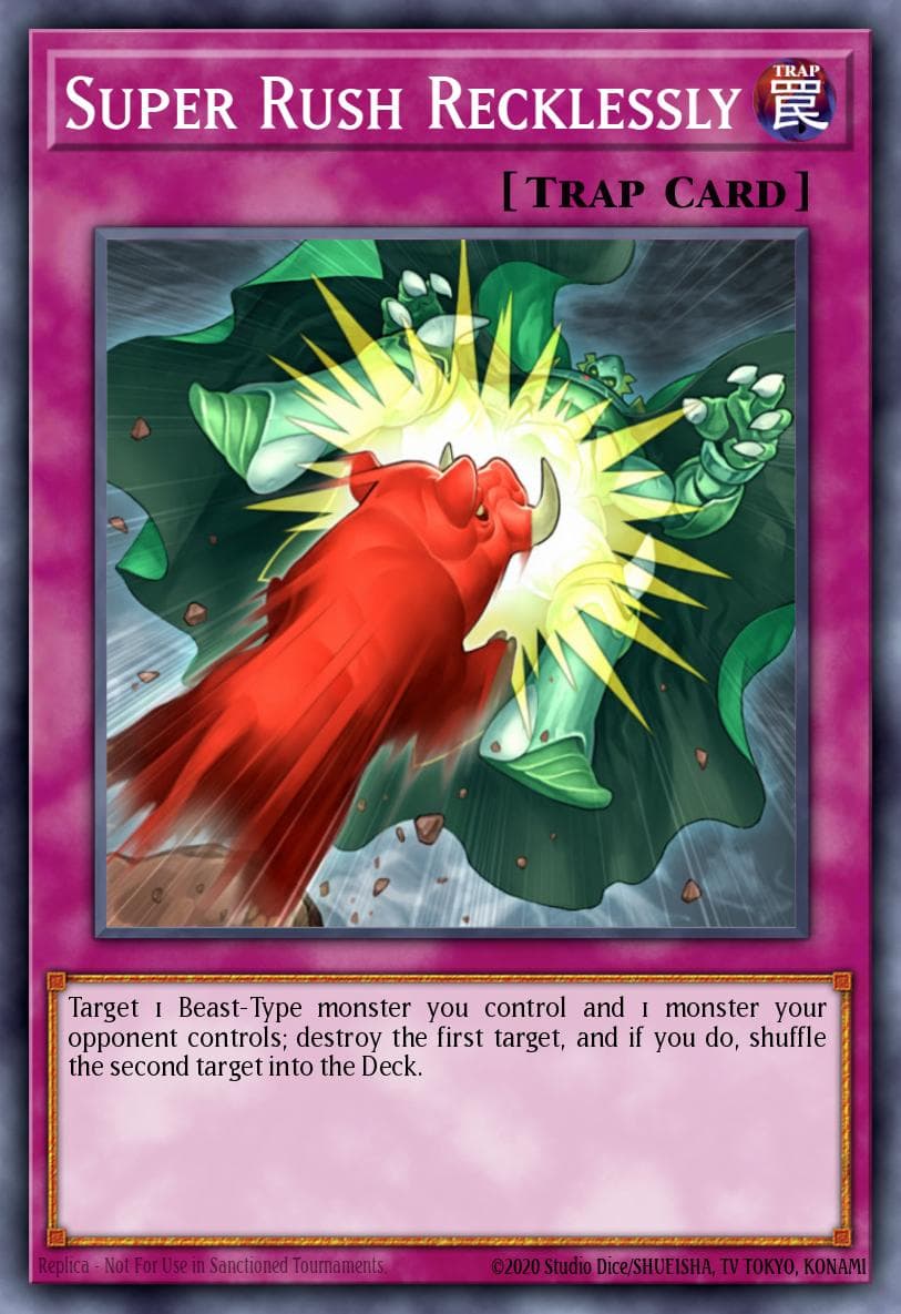 Carte Yu-Gi-Oh! Super Rush Recklessly #219 — Battle Pack 3: Monster League