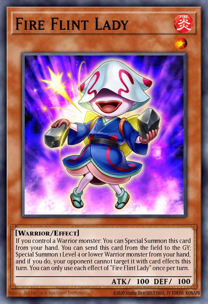 Carte Yu-Gi-Oh! Fire Flint Lady #034 — Battles of Legend: Armageddon