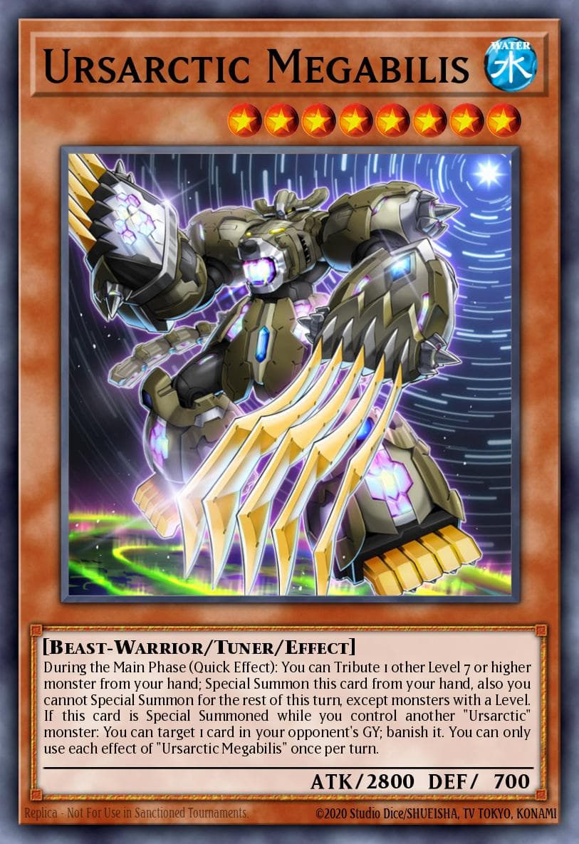 Carte Yu-Gi-Oh! Ursarctic Megabilis #032 — Ancient Guardians