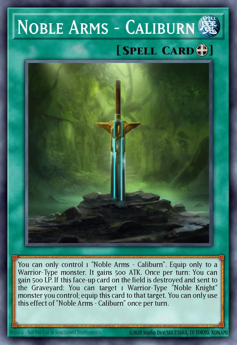 Carte Yu-Gi-Oh! Noble Arms - Caliburn #000 — Cosmo Blazer