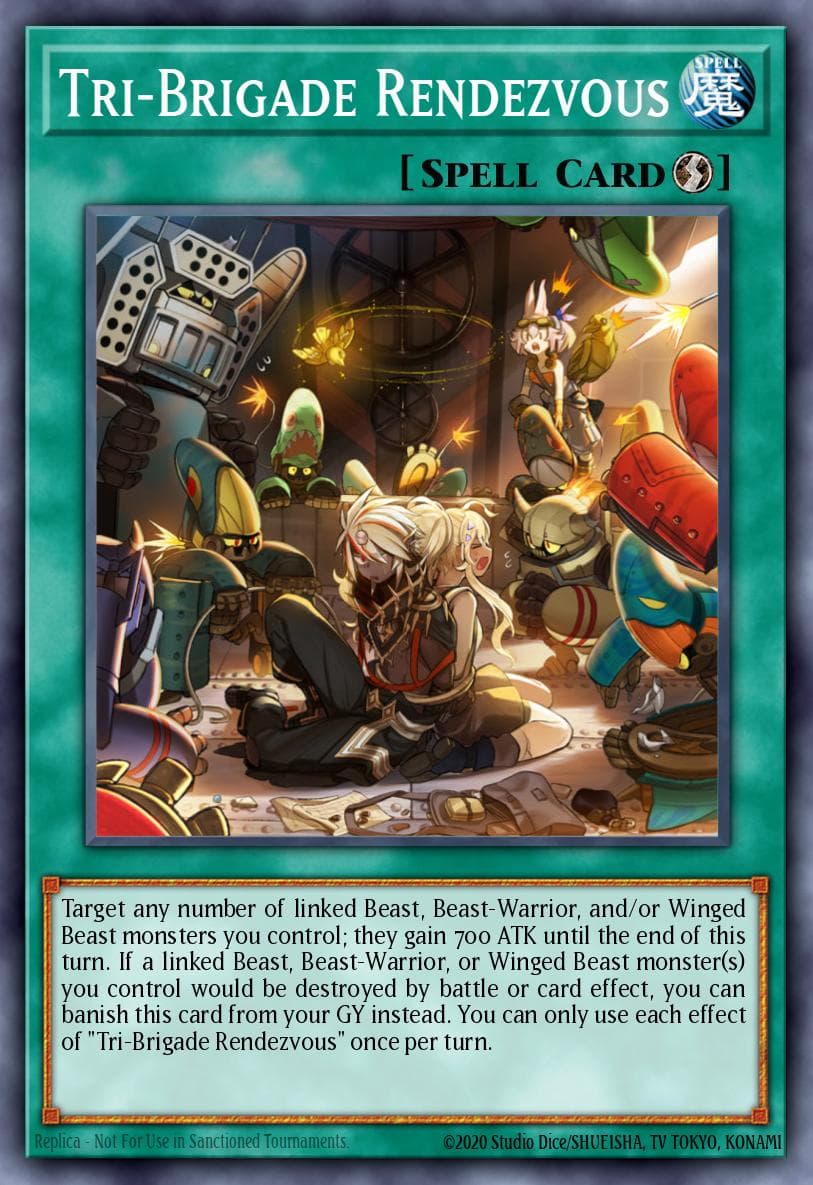 Carte Yu-Gi-Oh! Tri-Brigade Rendezvous #056 — Blazing Vortex